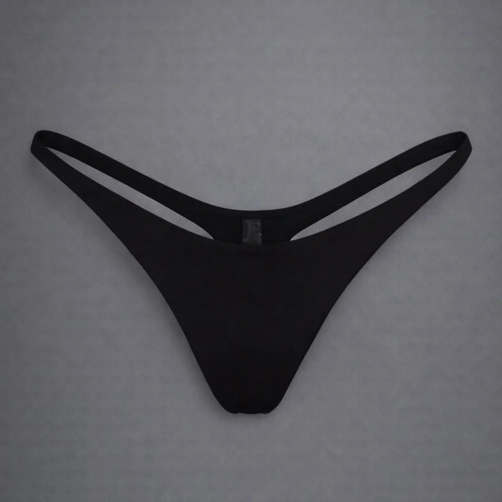 Skims swim tanga onyx thong bottom